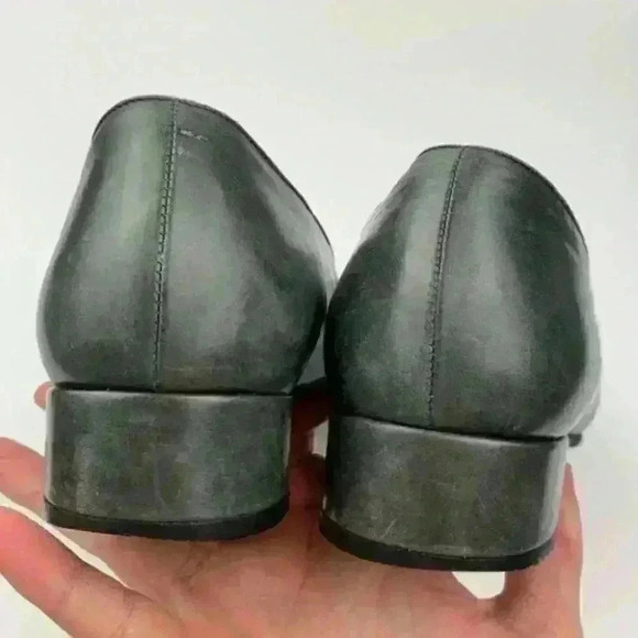 Cole Haan resort heels sz 7.5 AA Italian leather - Picture 8 of 12